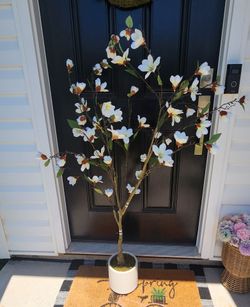 Artificial magnolia tree