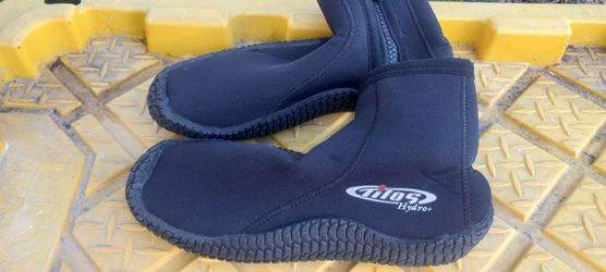 Tilos Titanium Hydro+ Zipper Neoprene Dive Boots (Size 8)
