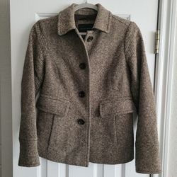 GORGEOUS Banana Republic Wool Blend Coat! Size XS 