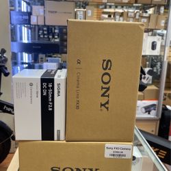 Sony FX30 Cinema Camera Wiry Sigma 18-50mm