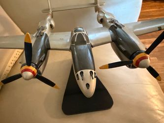 P-38 Lightning WWII Airplane Display Model