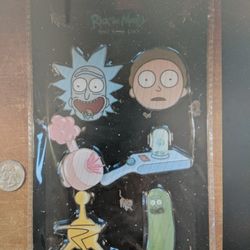 Rick And Morty Acrylic Button 6 Pack