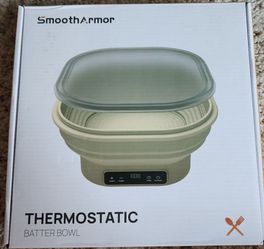 ** 🍞 SmoothArmor Thermostatic Batter Bowl – Heated Sourdough & Bread Proofing Bowl | New**