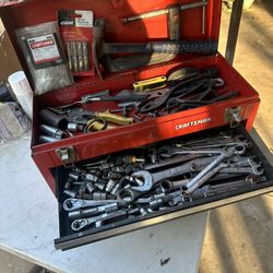 Craftsman Tool Box With Craftsman Tools 