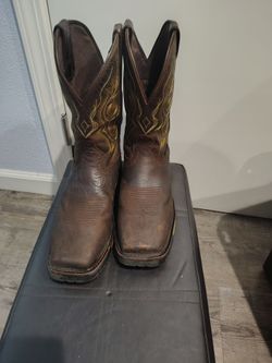 Justin composite toe boots size 11ee