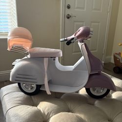18” Doll Moped & Helmet