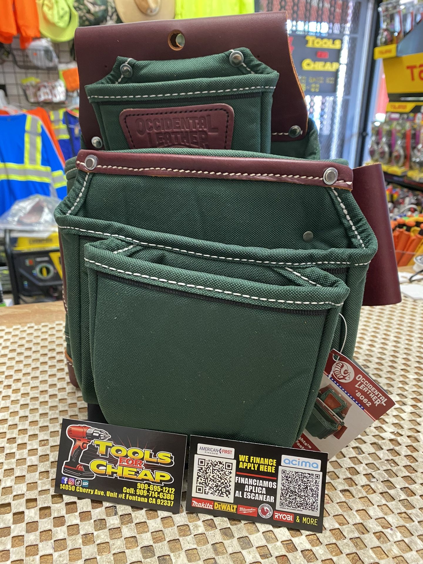 Occidental Leather 8062 OxyLights 4 Pouch Fastener Bag