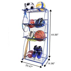Move Out Sale Must Go ASAP - 4 Tier Steel Organizer With Rack