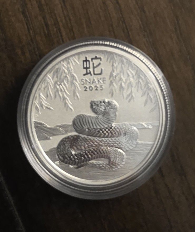 Silver Coin Year Of The Snake 2025