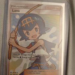 Pokemon Lana Full Art Card