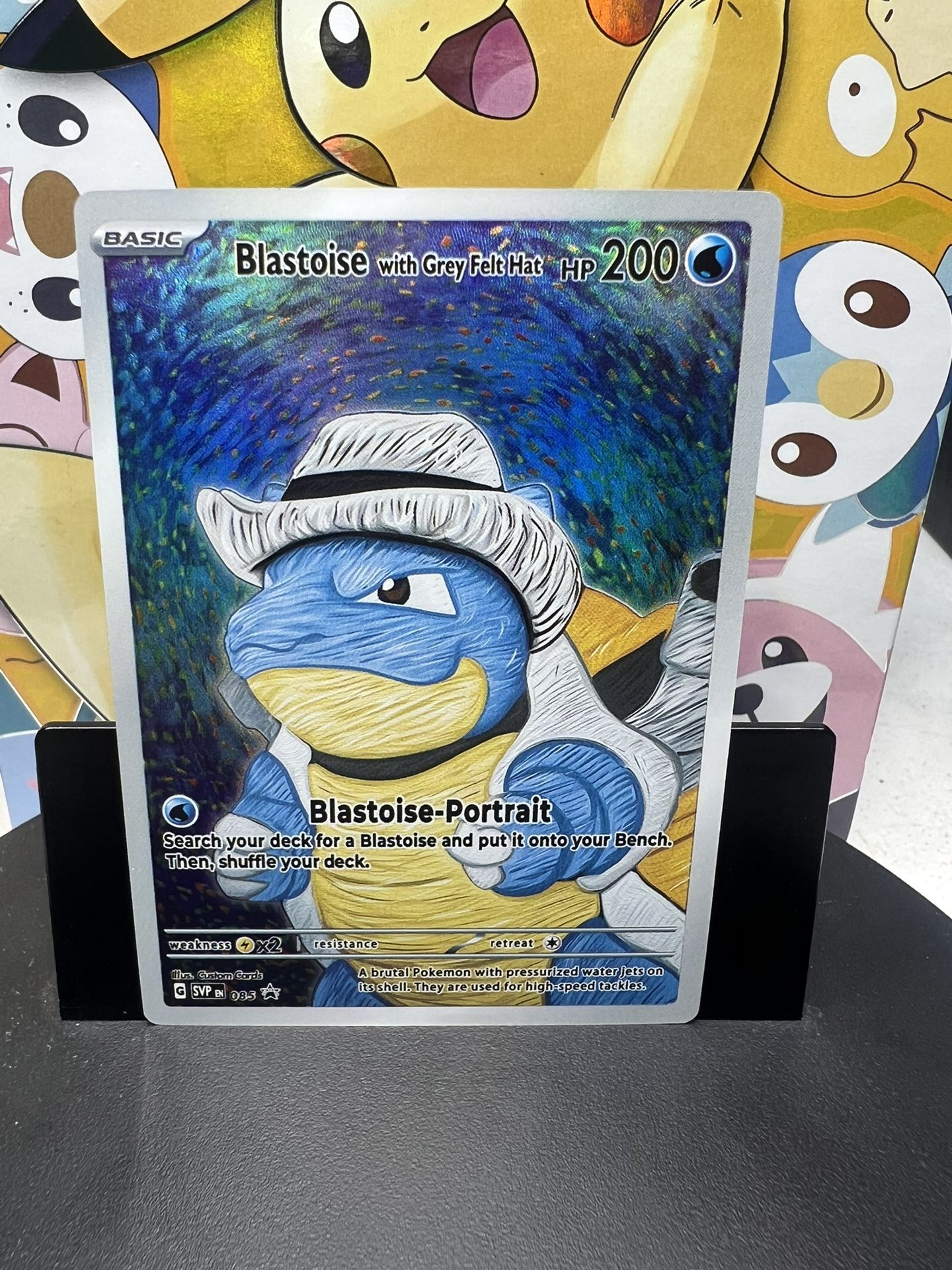 Pokémon TCG — Eeveelution And Blastoise Portrait Set (Custom Art Cards)