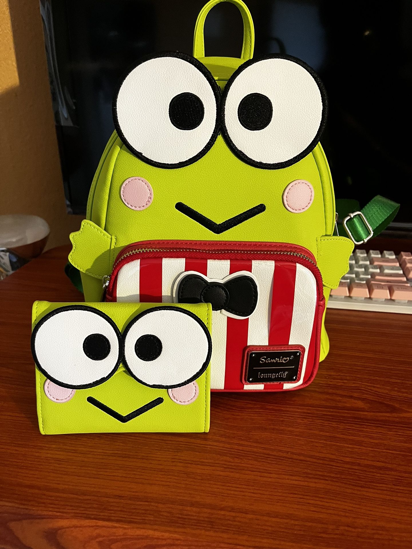 Loungefly Sanrio Keroppi Sequin Mini Backpack Loungefly Sanrio Keroppi Sequin Cosplay Mini | Mercari main image 2