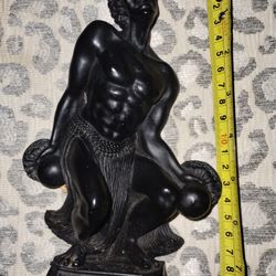 Vintage Hip Origanl Figurine - Beachboy Dancer - Made With Lava - Tagged 
