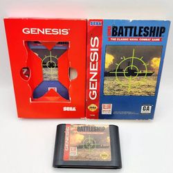 Super Battleship (Sega Genesis, 1993) CIB Complete Tested 
