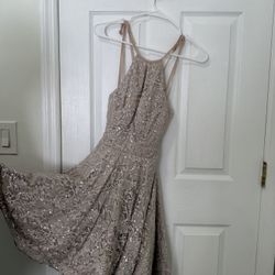 Sequin Lace Cocktail Dress – Size XS/S