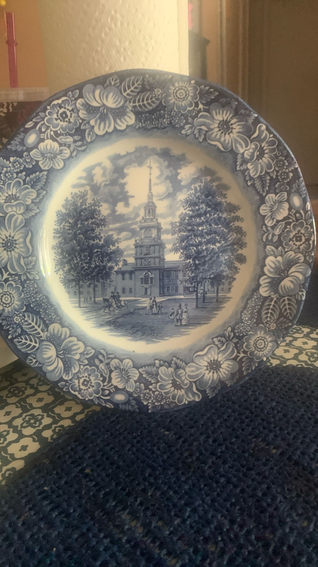 Plate Liberty Blue