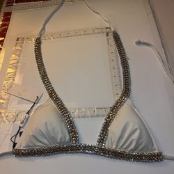 Sky Bikini Top Y2K 