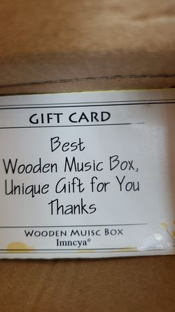 Wooden music box The Beatles