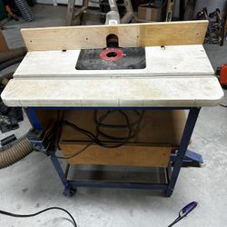 Router Table With Porter Cable Router & Variable Speed Controller 