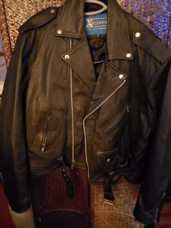 Men Genuine Leather Jacket