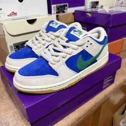 NIKE SB DUNK LOW HYPER ROYAL MALACHITE Sz 8 DS