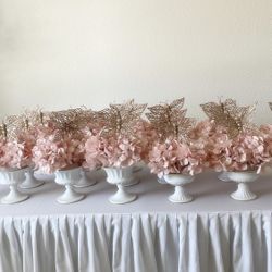 Artificial Flowers With Vase Party Decoration centerpiece 