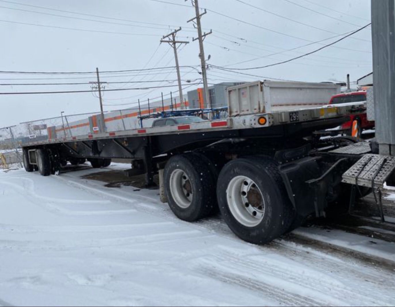 2007 48 Foot Utility Flatbed Trailer