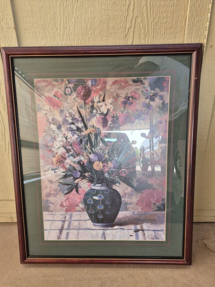 Floral Framed Picture