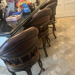 French Style Bar Stools X4