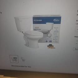 White Proflo Brand NEW Open Box Toilet