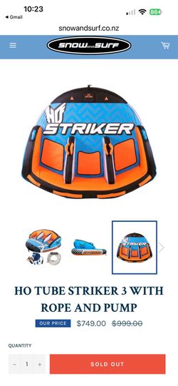 Striker 3 person towable tube