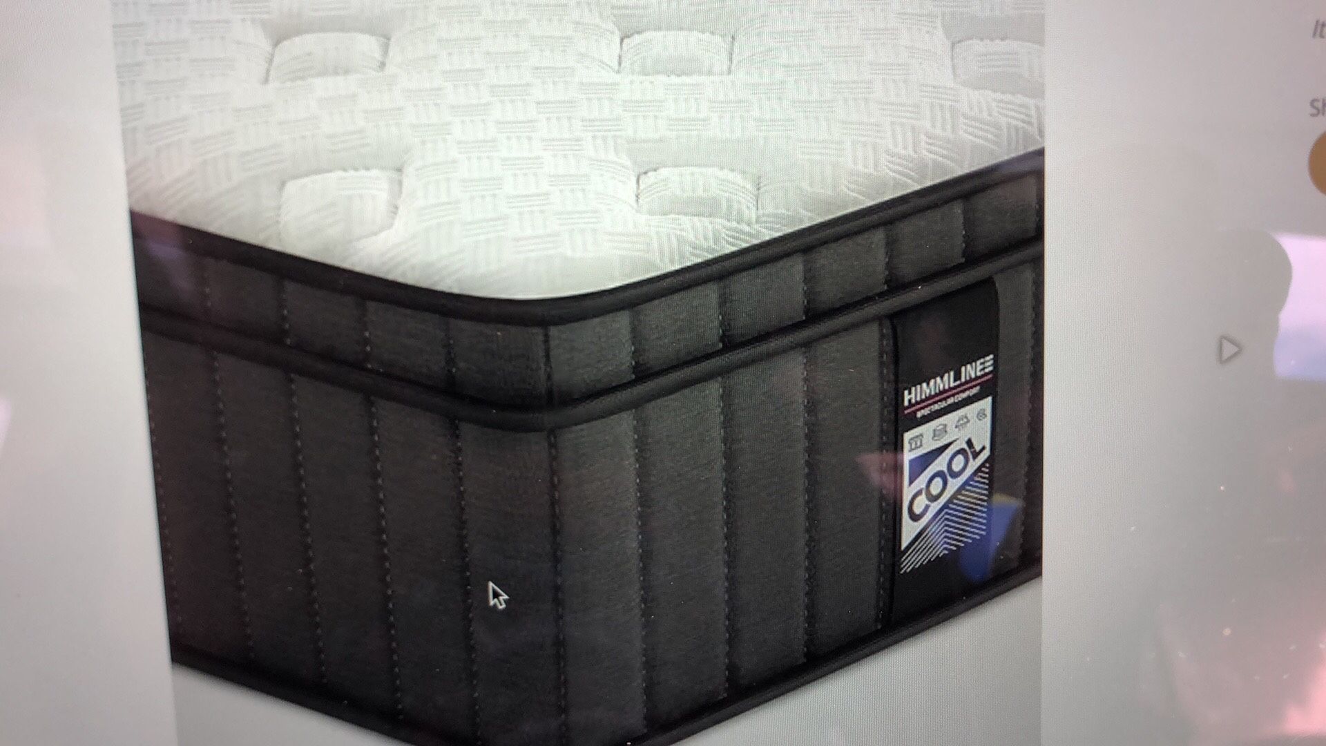 New HIMMLINE Full 10” Hybrid Mattress, Gel Memory Foam/Pocket Springs(9586)
