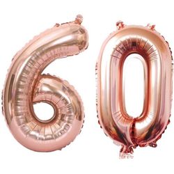 32” Rose Gold Balloons 60
