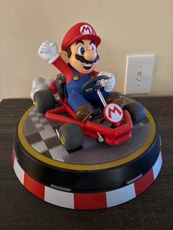 Mario Kart light up statue