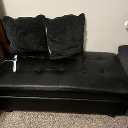 Leather Ottoman / Table / Foot Stool