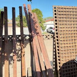 Unused Pergola / Privacy Screen Project Kit (Lumber & Hardware)
