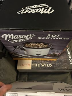 Mason 3QT slow cooker.