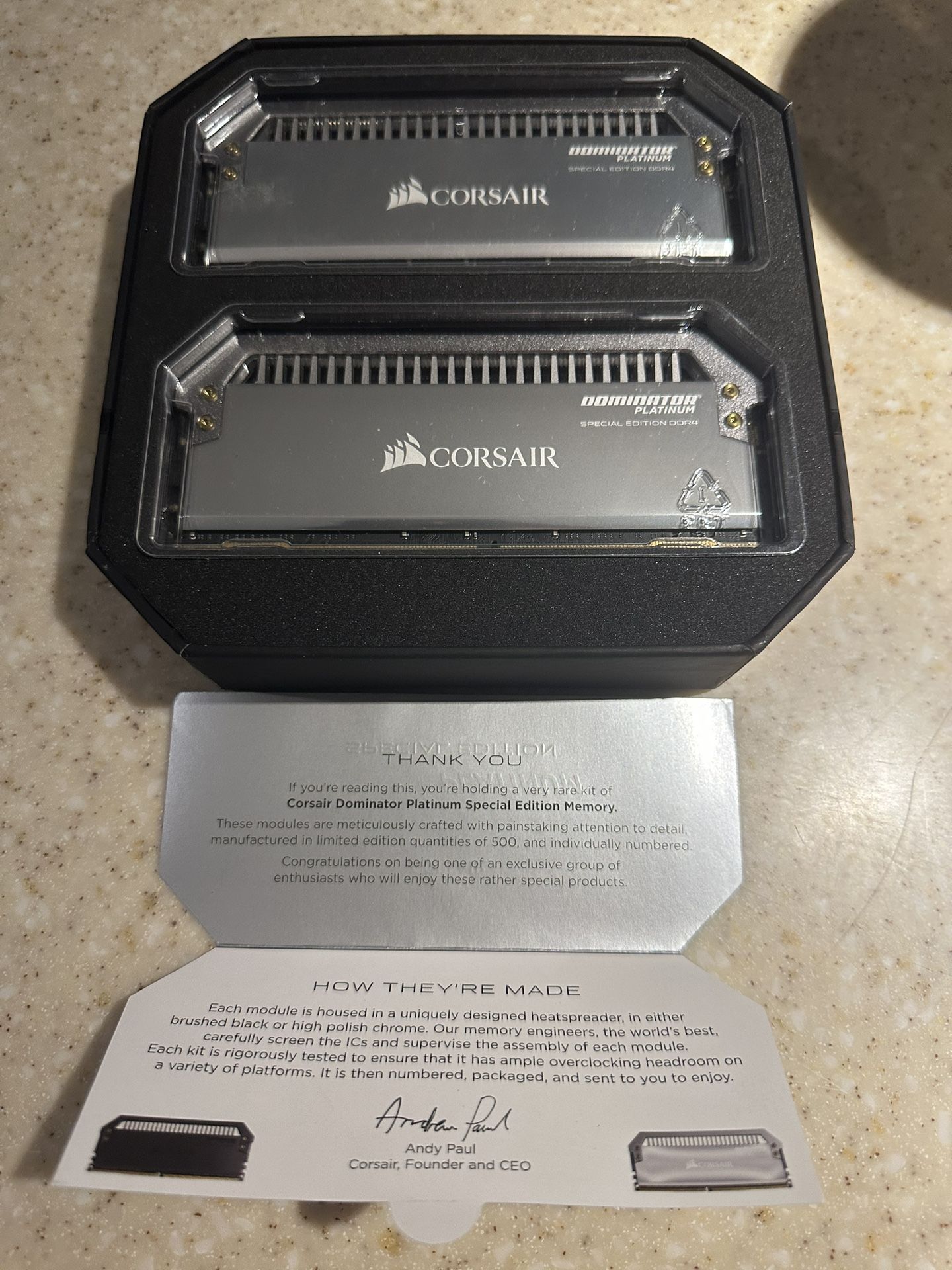 Dominator Platinum 3600 C14 Ram Corsair Chrome DOMINATOR