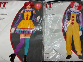 IT Pennywise Halloween Costume Set of 2