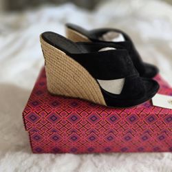 Tory Burch Wedge Mule Heels