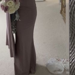 Portia and Scarlett Dress Style PS6321 in DUSTY ROSE