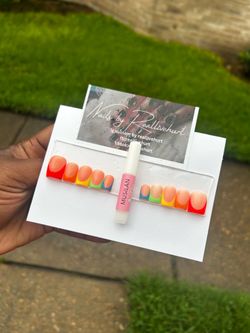 Acrylic press on nails