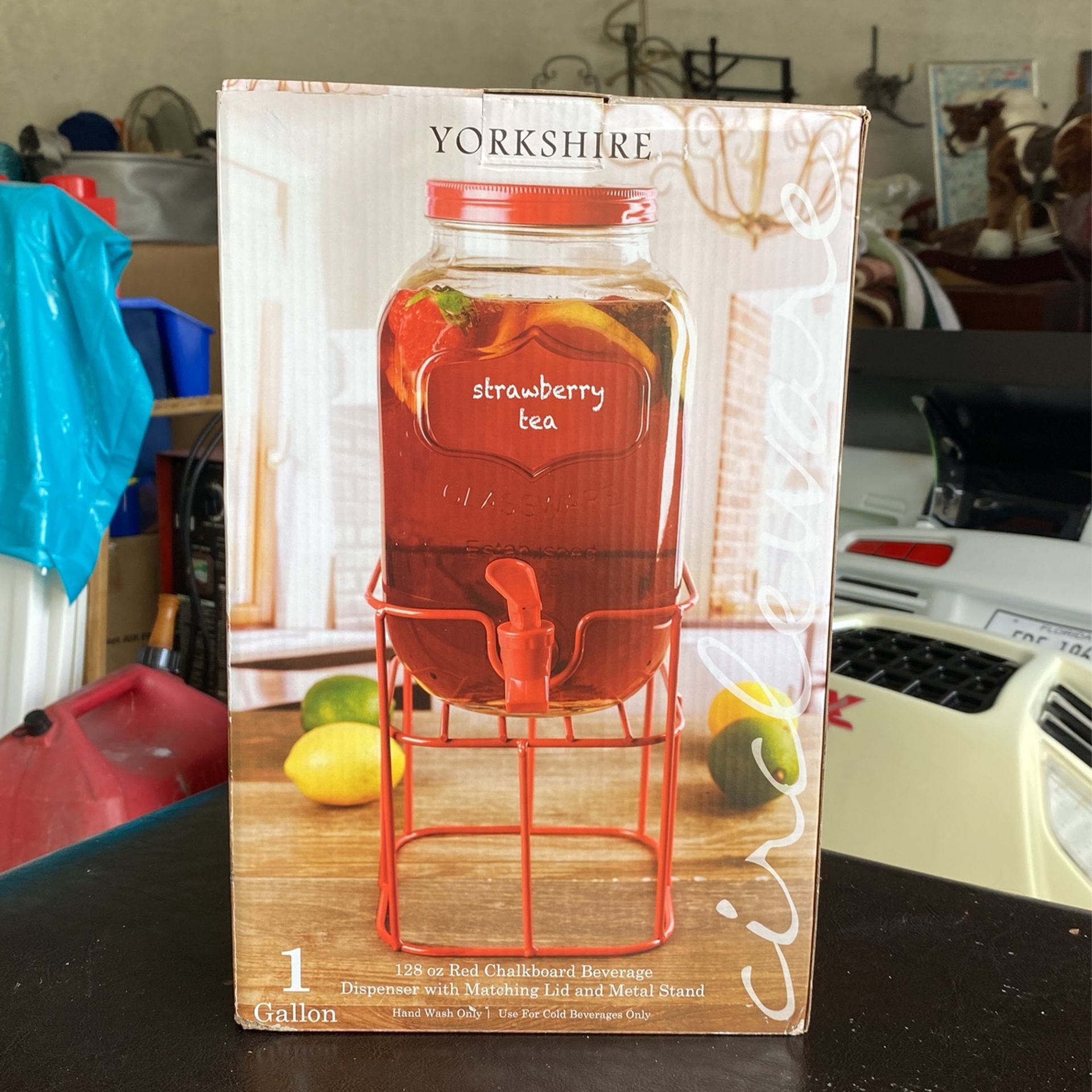 Beverage Dispenser Mason Jar