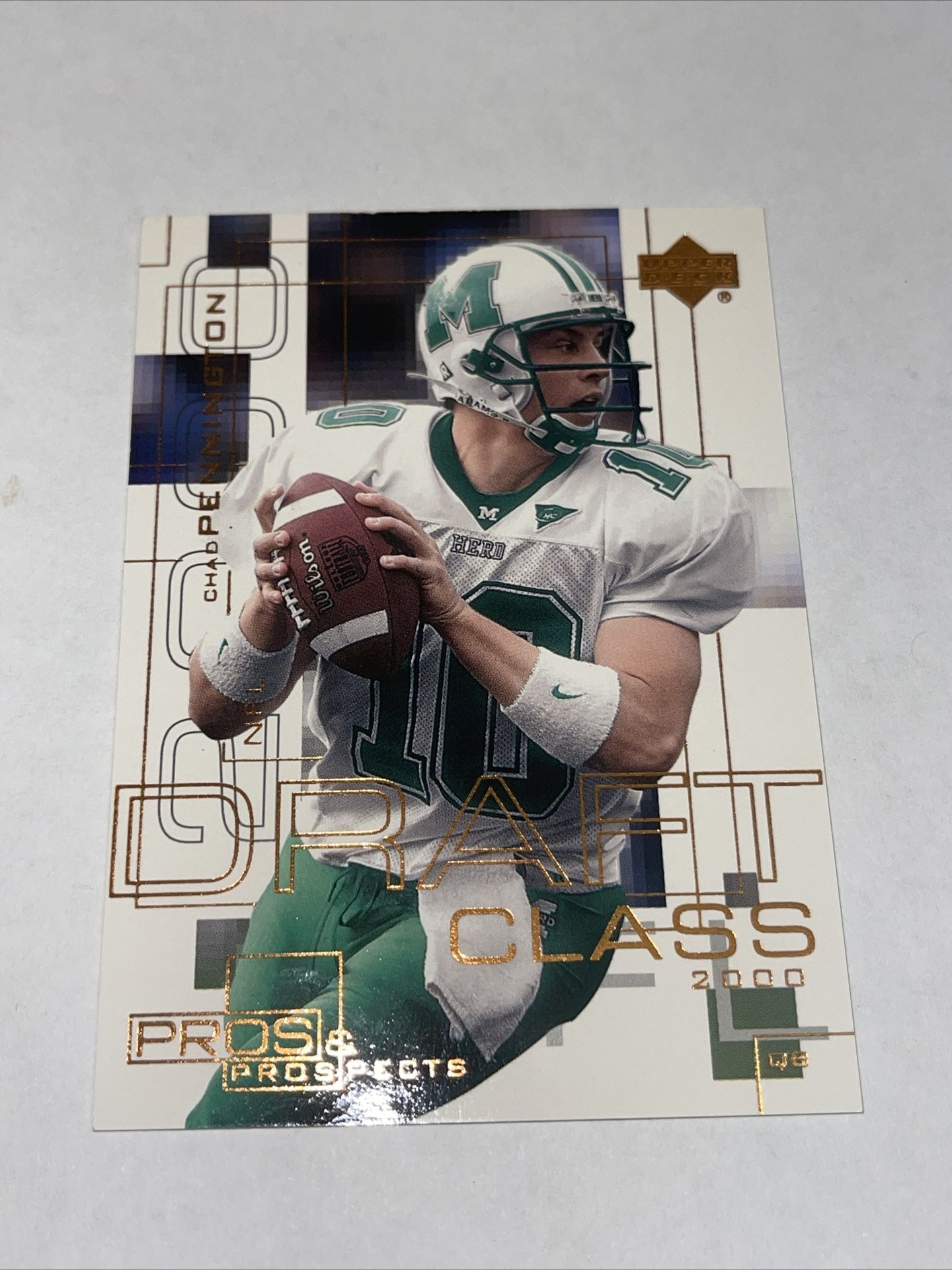 2000 Upper Deck Draft Class chad pennington # 0661/1000