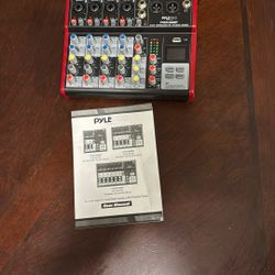 Mixer Bluetooth 48v Phantom Pyle Pro