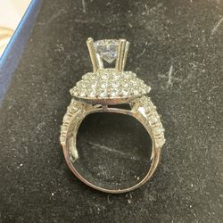 Moissanite Ring 3 C.t “7”