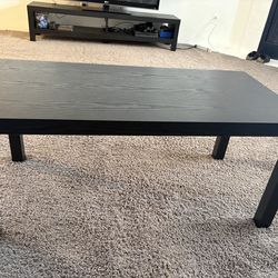 Black coffee table