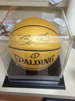 Dwayne Wade Autograped Spaulding Championship Ball