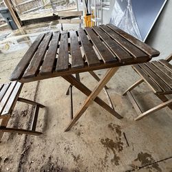 Patio tables and chairs