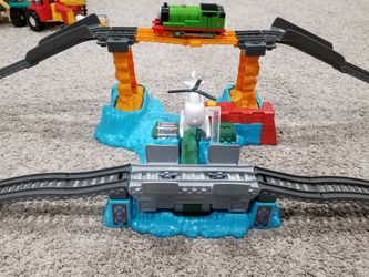 Thomas Train TrackMaster Harold's High-Flying Rescue Set for Sale